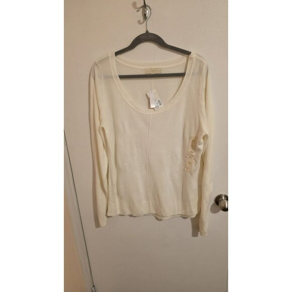 Nicki Minaj Sweater Womens Plus Size XXL Ivory Long Sleeve NWT Vintage Kmart - Picture 1 of 9